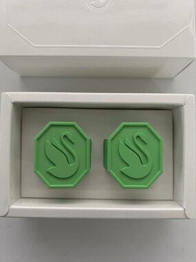 Set of two Swarovski napkin rings